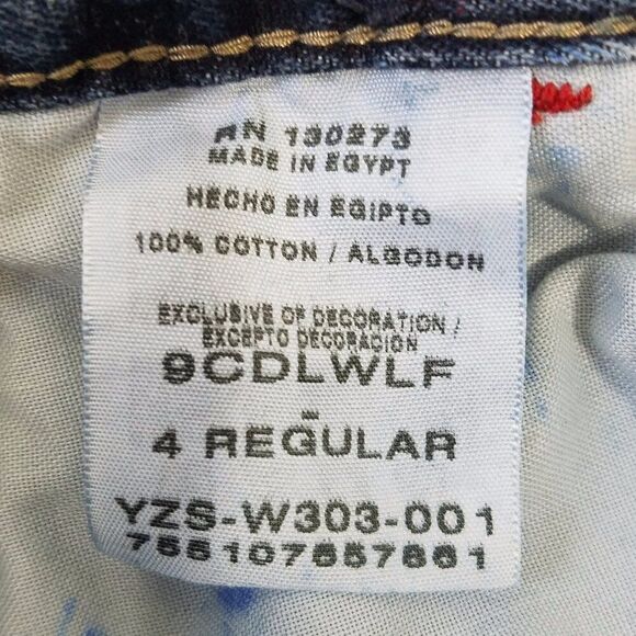 Wrangler Jeans Authentic Issue Denim Jeans Boys Cargo Size 4 - Picture 8 of 9